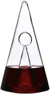 🍷 waze wine decanter - 750ml pyramid-shaped - handcrafted lead-free crystal glass - red wine carafe - wine gift set - wine accessories логотип