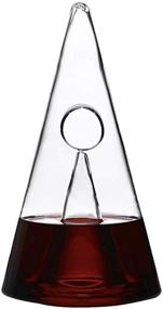 img 3 attached to 🍷 Waze Wine Decanter - 750ml Pyramid-Shaped - Handcrafted Lead-Free Crystal Glass - Red Wine Carafe - Wine Gift Set - Wine Accessories