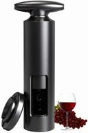 🍷 cokunst wing corkscrew opener with foil cutter, t-arc handle for home kitchen party, bar - removable wine bottle corkscrew, reusable cork stoppered opener логотип