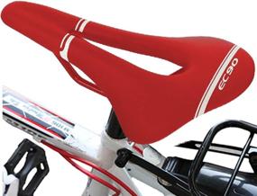 img 1 attached to 🚴 Soft and Breathable EC90 Road Bike Saddles for Men and Women - Ideal Bike Seat Cover for Road and Mountain Cycling, available in 3 Color Variations