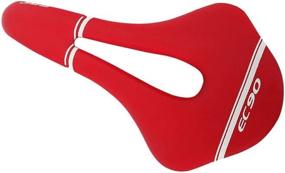 img 4 attached to 🚴 Soft and Breathable EC90 Road Bike Saddles for Men and Women - Ideal Bike Seat Cover for Road and Mountain Cycling, available in 3 Color Variations