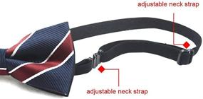 img 3 attached to Elesa Miracle Baby Boy Gift Box: Pre-tied Adjustable Neck Strap Tie & Boys Bow Tie Value Set (Pack of 6)