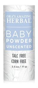 img 4 attached to 👶 Ora's Amazing Herbal: Talc-Free, Cornstarch-Free, Unscented Baby Powder - Safe and Gentle for Your Baby's Delicate Skin!