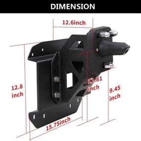 img 3 attached to TIXO Tire Shift Bracket for 2018-2020 Jeep Wrangler JL - Enhanced Relocation