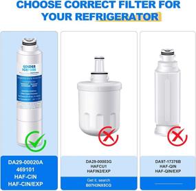 img 3 attached to 🚰 Premium GOLDEN ICEPURE DA29-00020B Refrigerator Water Filter - 3PACK - Compatible with SAMSUNG HAF-CIN/EXP & RF Models - Reliable Replacement for RF28HMEDBSR/AA, RF28K9380SR, RF263BEAESR/AA & More - Long-lasting Filtration with DA97-08006A