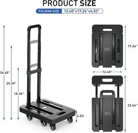 img 3 attached to 👜 Efficient Foldable Luggage Platform: SPACEKEEPER Shopping Companion