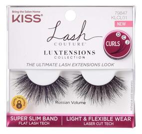 img 1 attached to 💃 Enhance Your Look with Kiss Lash Couture Luxtensions Russian Volume (Pack of 2)