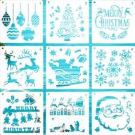 🎨 llgltec christmas stencils template: enhance your artwork with reusable painting and drawing supplies логотип