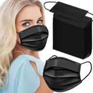 👨 egook black disposable face masks for occupational health & safety logo