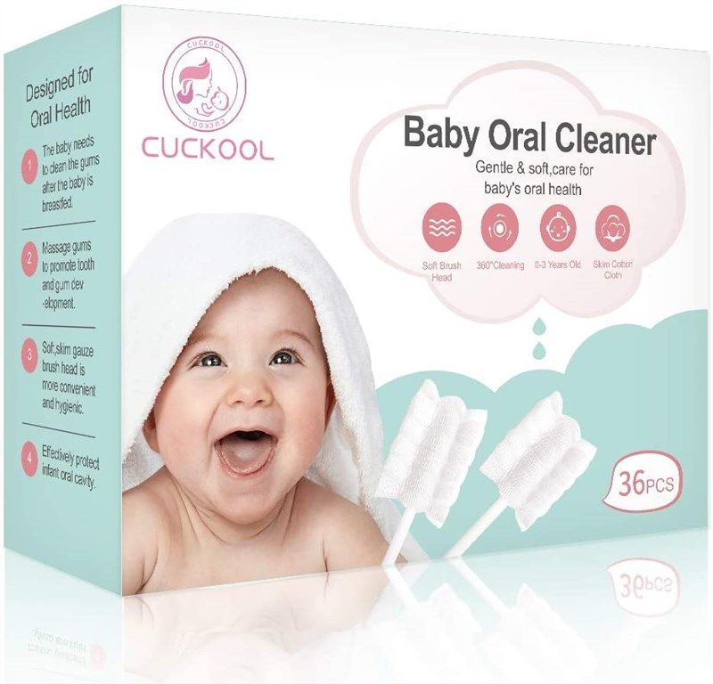 toothbrush infant disposable cleaner cleaning 로고