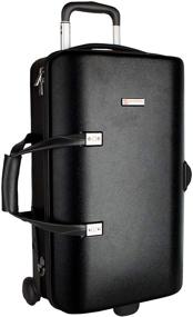 img 4 attached to 🎺 Enhanced Triple Trumpet Case with Wheels, Black (BLT301T)