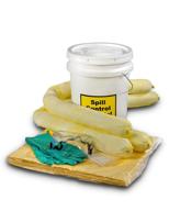 🧪 esp sk-h5 hazmat absorbent spill kit - 16 piece, 5 gallons | oil absorbency | yellow логотип