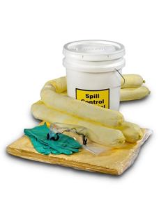 img 1 attached to 🧪 ESP SK-H5 Hazmat Absorbent Spill Kit - 16 Piece, 5 Gallons | Oil Absorbency | Yellow