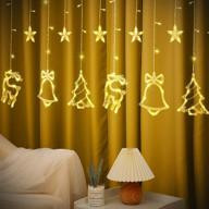 honoson christmas lights curtain decorations логотип