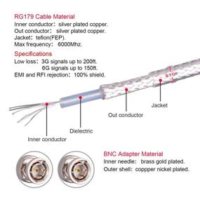 img 3 attached to HD SDI Male BNC Jumper Cables Surveillance