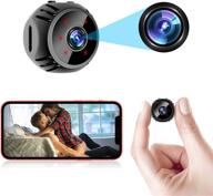 advanced mini spy camera: wifi hidden nanny cam with 1080p hd home security, live feed phone app, night vision & motion detection logo