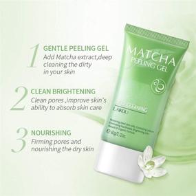 img 2 attached to Matcha Peeling Gel: Gentle Exfoliating Facial Scrub for Nourished and Moisturized Skin - 60 ml