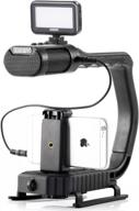 🎥 sevenoak handheld stabilizer & video led lights: enhance skateboarding footage for dji osmo, iphone 11, x, 8 plus, 7, gopro, dslr camera & more! logo