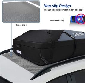 img 1 attached to 🔒 MIDABAO Roof Cargo Bag: Protective Mat for Car Roof Carrier Bags – Extra Padding for Ultimate Roof Protection
