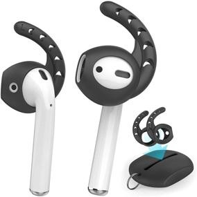 img 4 attached to AhaStyle 3 пары наушников для AirPods - силиконовые аксессуары для наушников Apple AirPods и EarPods (Черные)