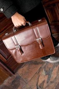 img 2 attached to McKlein FLOURNOY Compartment Briefcase 85954