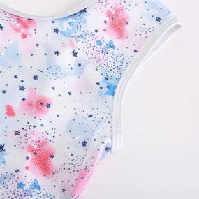 img 2 attached to 🤸 Stunning NXmaoyi Girls Gymnastics Leotards: Sparkling Sportswear for 5-14 Year Olds