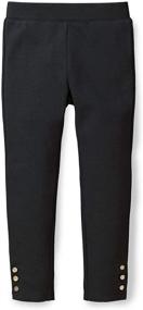 img 4 attached to 👖 Girls' Button Ponte Pants & Capris by Hope Henry: Fashionable Girls' Clothing