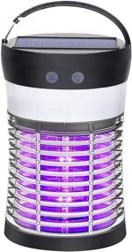 img 4 attached to 🦟 Bug Zapper: Powerful Electric Solar Mosquito Killer for Indoor & Outdoor Use - Waterproof, Rechargeable, 3000V High Powered Pest Control Insect Fly Trap - Ideal for Home, Kitchen, Patio, Backyard, Camping