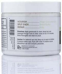 img 2 attached to 💆 Ultimate Hair Repair: Advanced Clinicals Coconut Oil Deep Hydration Hair Repair Mask - Strengthen Dry, Color-Treated, Weak Hair with Shea Butter & Kelp, 12 oz