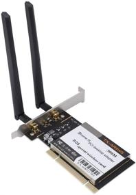 img 4 attached to Беспроводная сетевая карта PUSOKEI AR9220 с двумя диапазонами - адаптер WiFi 300 Мбит/с для настольных ПК, 802.11a/b/g/n, 2x2 MIMO, Win XP/7/8/10,ROS.