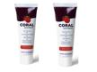 coral white toothpaste fluoride naturally oral care logo