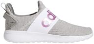 adidas k lite racer adapt dovegrey/white: sleek running shoes for optimal performance logo