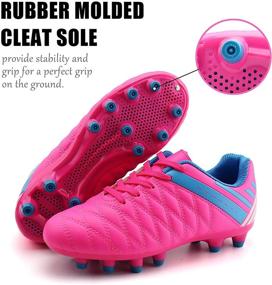 img 2 attached to Brooman Athletic Soccer Outdoor Football Girls' Shoes: Optimal Performance and Style