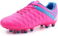 brooman athletic soccer outdoor football girls' shoes: optimal performance and style logo