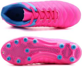 img 1 attached to Brooman Athletic Soccer Outdoor Football Girls' Shoes: Optimal Performance and Style