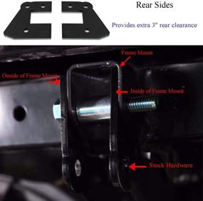 img 1 attached to 🚀 Enhance Performance and Capability: 3" Front & 3" Rear Lift Kit for Polaris Ranger Full - 570/XP 900/XP 900 CREW/XP 1000 UTV