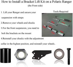 img 2 attached to 🚀 Enhance Performance and Capability: 3" Front & 3" Rear Lift Kit for Polaris Ranger Full - 570/XP 900/XP 900 CREW/XP 1000 UTV