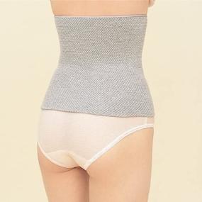 img 2 attached to Japanese BINCHO TAN Charcoal Band Belt HARAMAKI Stomach Warmer, Made in Japan, Waist Size: 60-100 cm (23.6-40 inches)