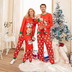 img 3 attached to 🎅 Mumetaz Christmas Pajamas: Comfy Reindeer Sleepwear for Festive Nights