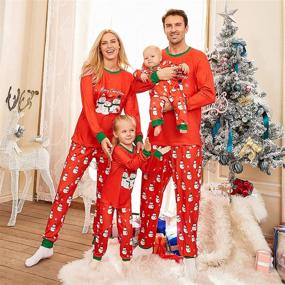 img 2 attached to 🎅 Mumetaz Christmas Pajamas: Comfy Reindeer Sleepwear for Festive Nights