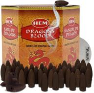 🐉 dragon's blood backflow incense cones: enhance ambiance with inscent waterfall, aromatic smoke fountain, haze falls, and mat bundle логотип