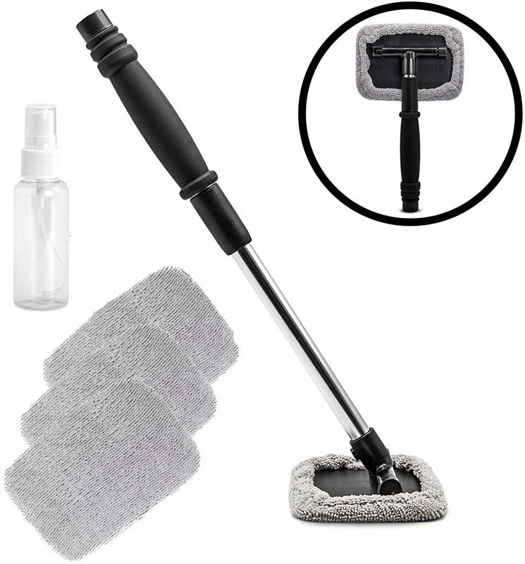 lebogner windshield pivoting extendable microfiber 로고