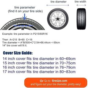 img 1 attached to MSGUIDE Mountain Water Proof Dust Proof Protection Tires & Wheels for Accessories & Parts