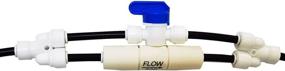 img 1 attached to 💧 Enhance RO Water Purification with Malida 1/4 inch Quick Connector Fittings Flow Restrictor