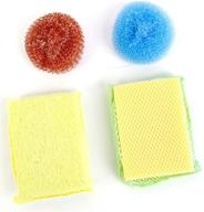 🧽 efficient cleaning with clean style 4-piece sponge set, 1-pack logo