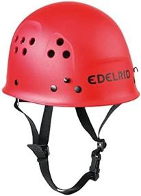 img 1 attached to 🔴 EDELRID - Lightweight Protective Helmet in Red - Ideal for Outdoor Activities