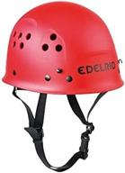 🔴 edelrid - lightweight protective helmet in red - ideal for outdoor activities logo