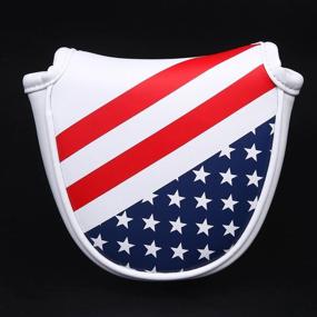 img 2 attached to Stars & Stripes Magnetic Closure Golf Mallet Putter Head Cover Protector