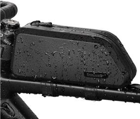 img 4 attached to Rhinowalk Bike Bag: Waterproof & Stable Top Tube Bag for Professional Cycling Accessories