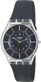 img 3 attached to Вечная элегантность с часами Swatch Black Classiness - SFK361; доступно в черном цвете и одном размере